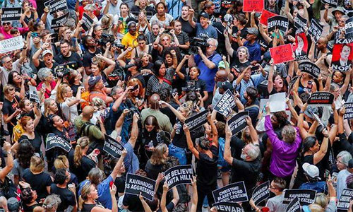 Protestas contra la candidatura del juez Kavanaugh al Supremo